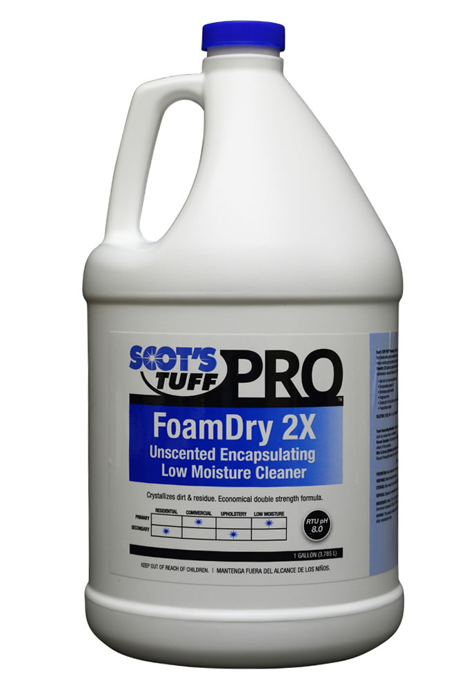 FoamDry 2X Unscented Encapsulating Low Moisture Cleaner